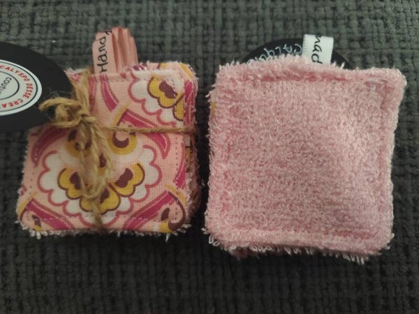 Mini lingettes Lavables rosy