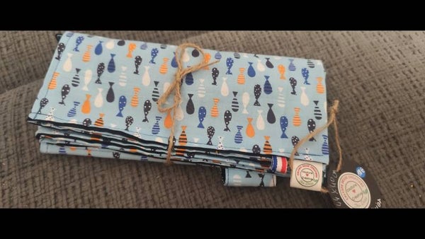 Sac à Tarte  "poissons"