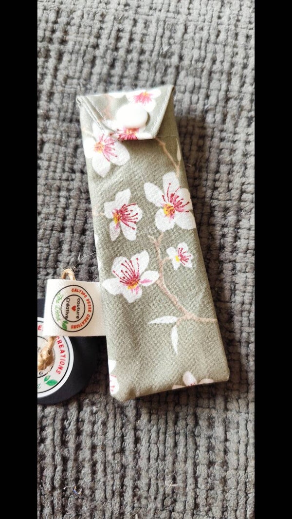 Etui à tête de  brosse à dents électrique  " fleurs cerisier"