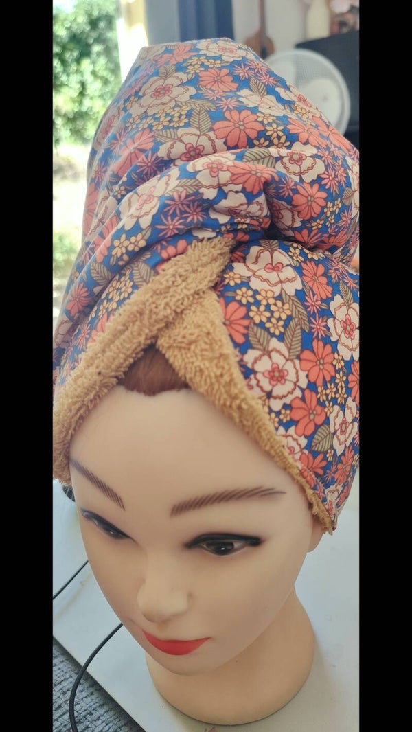 Turban Sèche-cheveux  "Amandine"