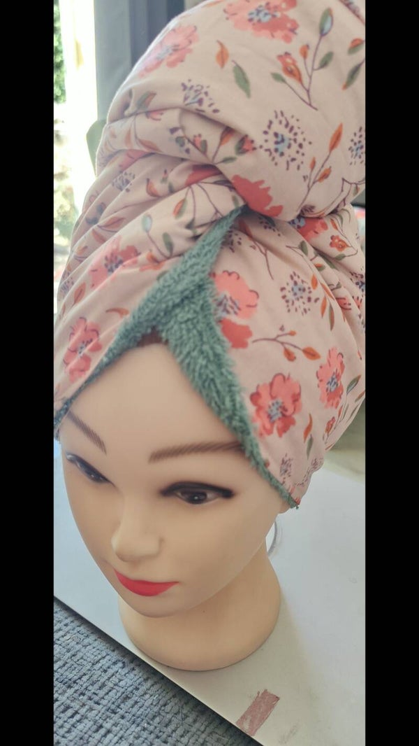 Turban Sèche-cheveux  "Charlotte"