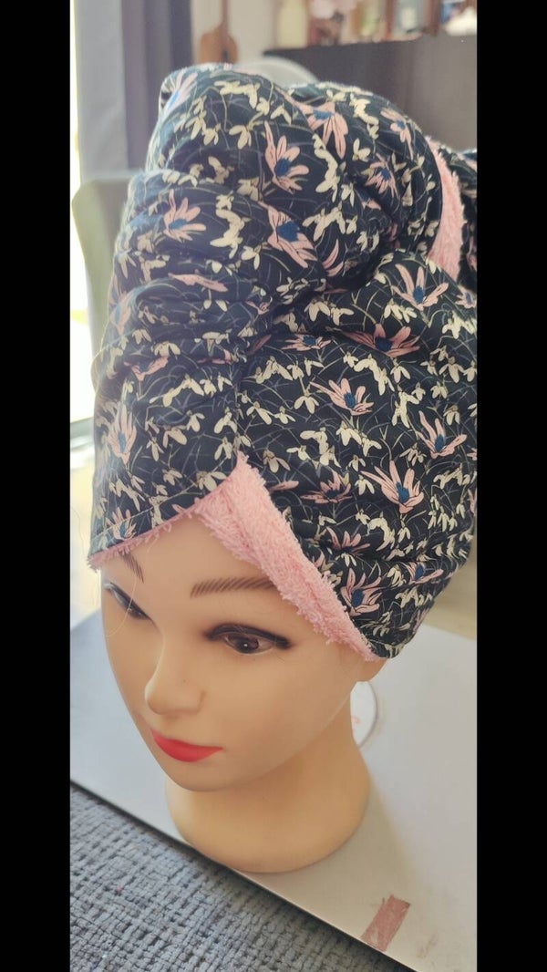 Turban Sèche-cheveux  "Carine"
