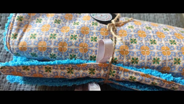 Essuie-tout lavable  mosaïque sans bouton pression