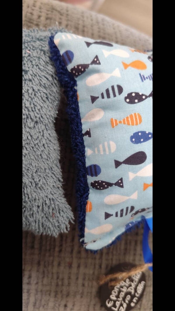 Eponge Lavable "Poissons"