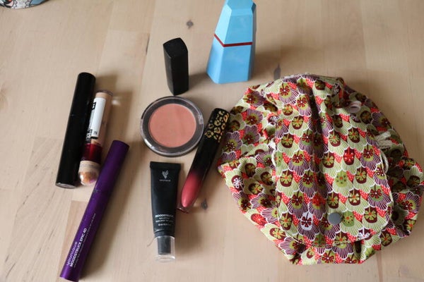 Trousse à maquillage  "Fleurs"