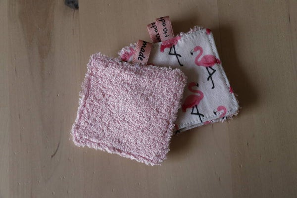 Mini lingettes Lavables Flamingo