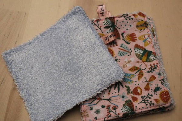 Lingettes Lavables Neverland rose