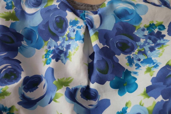 Sac Cabas "Roses bleues"