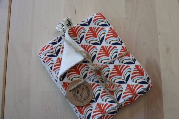 Lingettes  lavables Maria orange