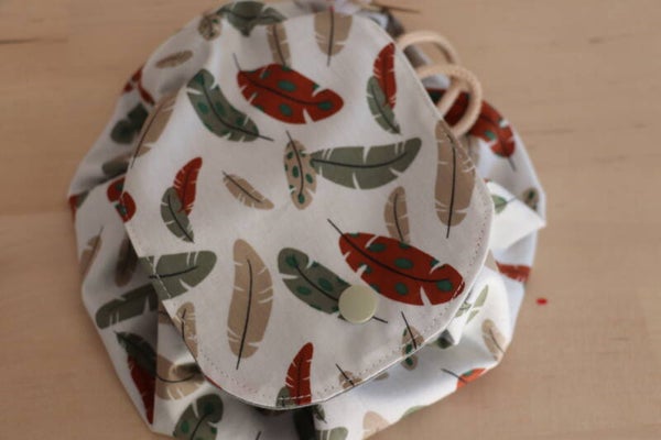 Trousse à maquillage  "Plumes"