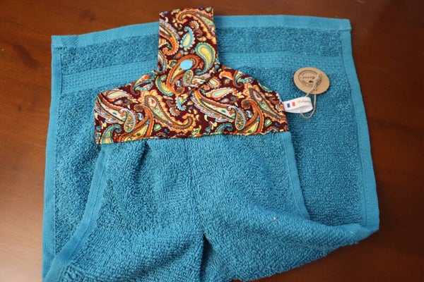 Essuie mains lavable  Paisley