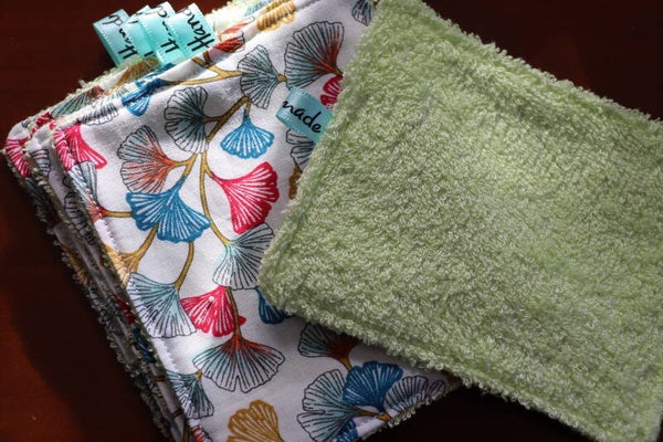 Lingettes  lavables Ginko