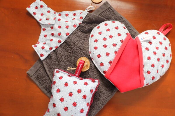 Trio cuisine coccinelles