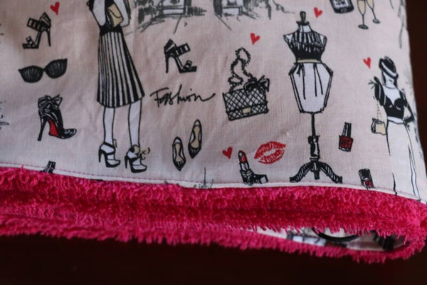 Turban Sèche-cheveux  "Paris je t'aime"
