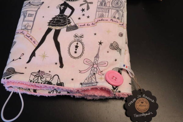 Turban Sèche-cheveux  "oh la la Paris "