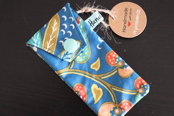 Etui à tête de brosse à dents électrique  "Ancolie bleu"