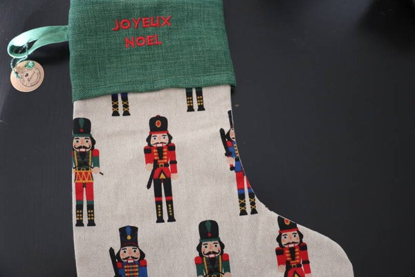Chaussette de Noël casse-noisette
