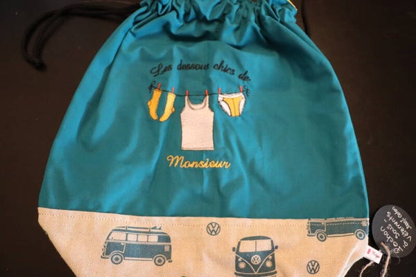 Pochon à Dessous Homme Van bleu