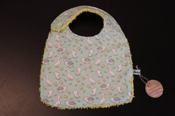 Bavoir  naissance Sidonie vert