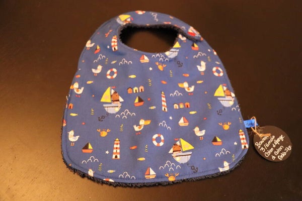 Bavoir  3-6 mois Haute mer