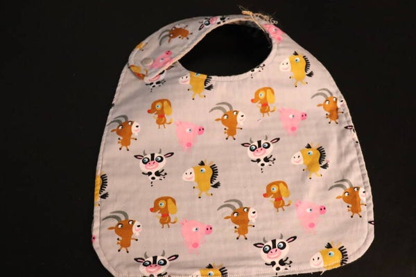 Bavoir 6-12 mois Animaux sauvages