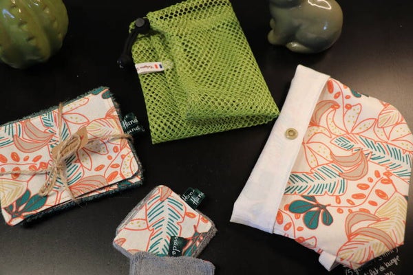 kit  Lingettes démaquillantes Feuilles