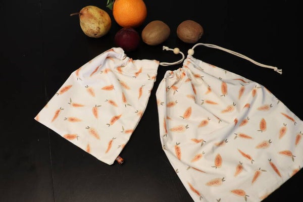 Sac à vrac "Carottes" lot de 2