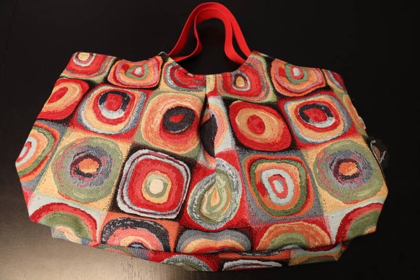 Sac Cabas Jacquard " les Ronds"