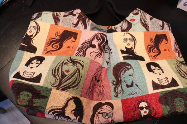 Sac Cabas Jacquard " Portraits de femmes"