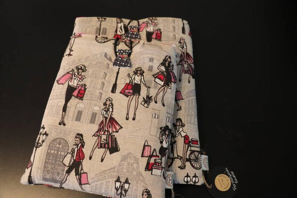 Pochette à livres "Shopping in Paris"