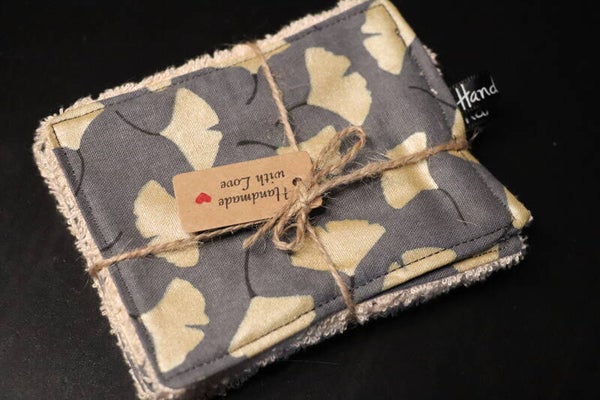 Lingettes  lavables  Ginko Or
