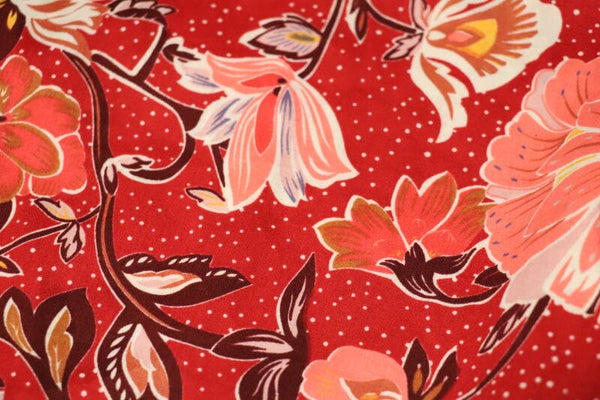 Sac à pain  Grosses fleurs