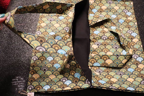 Sac à tarte Evantails VERT