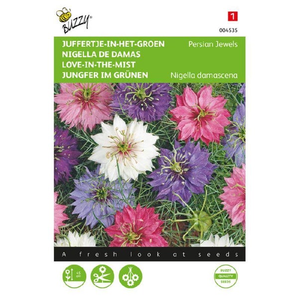 Buzzy® Nigella, Juffertje-in-het-groen Persian Jewels gem.