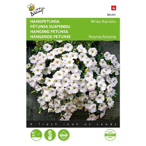Buzzy® Hangpetunia White Ramblin