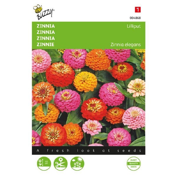 Buzzy® Zinnia Lilliput gemengd