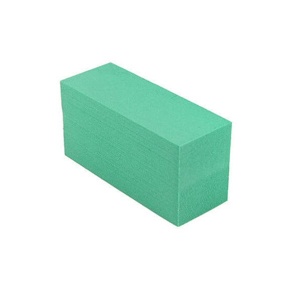Groen steekschuim/oase bloemstukjes maken 23 cm