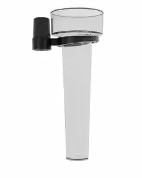 Regenmeter op stokhouder