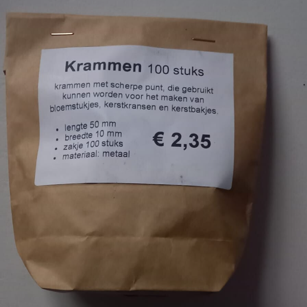 Krammen 100 stuks