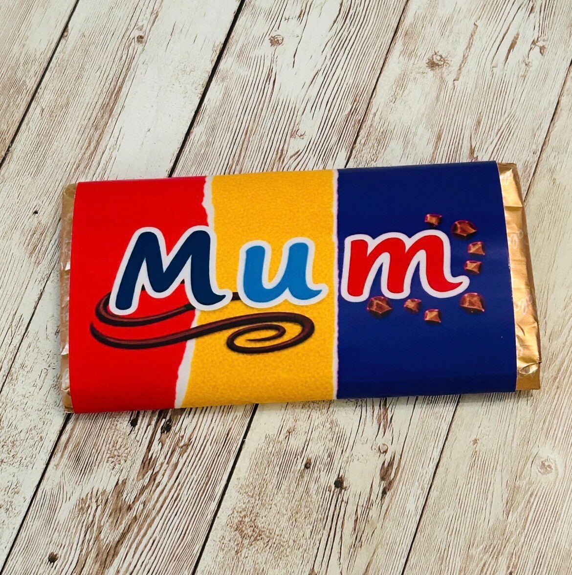 Mum chocolate bar