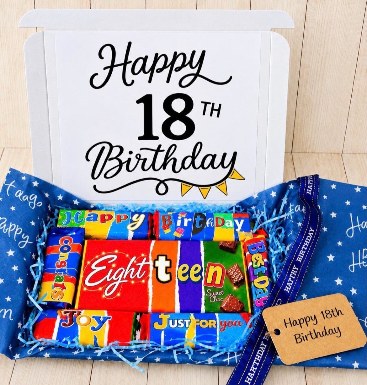 18th Chocolate Bar Gift, Personalised Eighteen Chocolate ,  chocolate wrapper, gift for 18th,