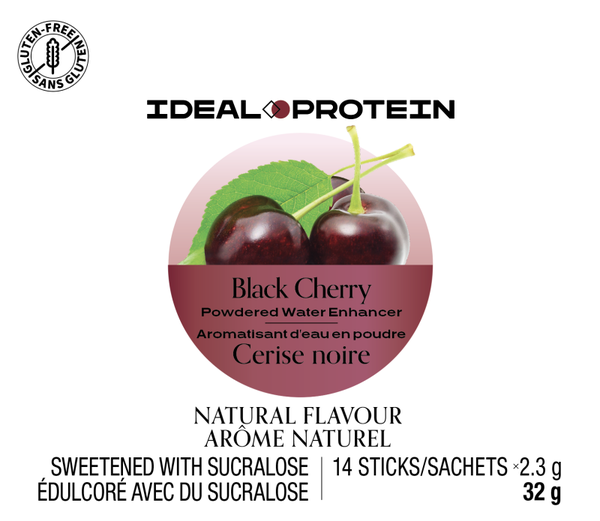 Cerise noire aromatisant d'eau en poudre