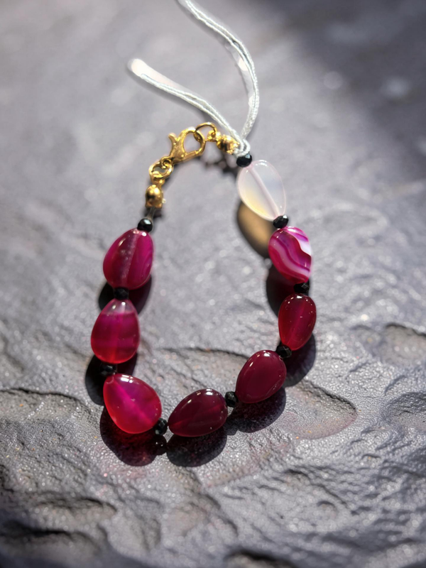 Bracciale Agata e spinello