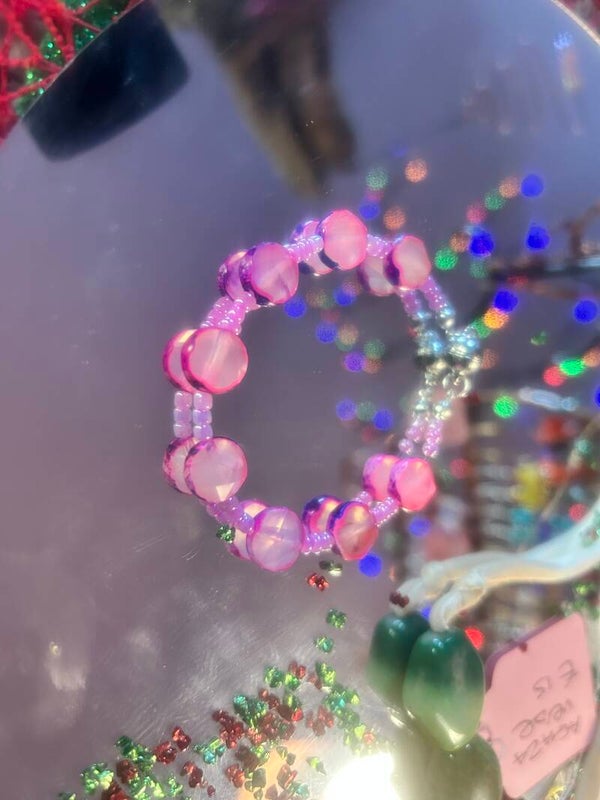 Bracciale Agata rosa