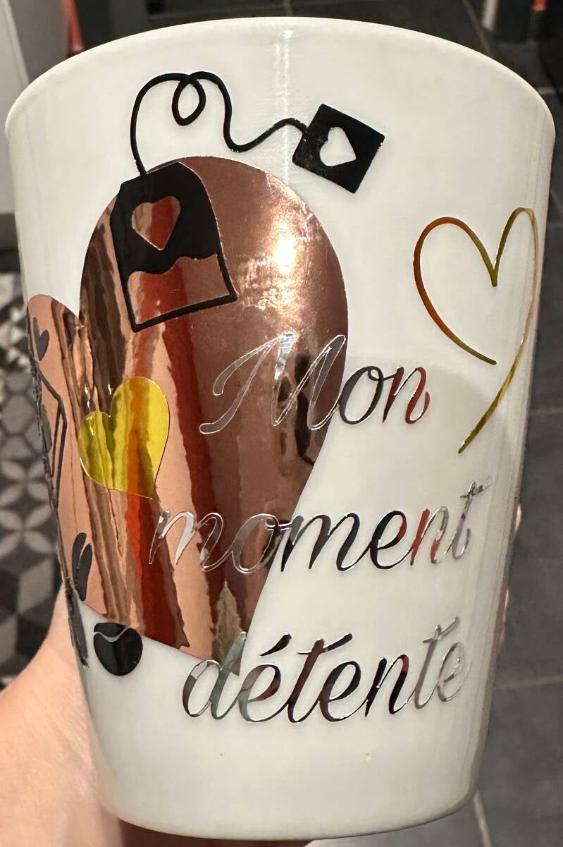 Stickers sur tasse - Préférable sublimation