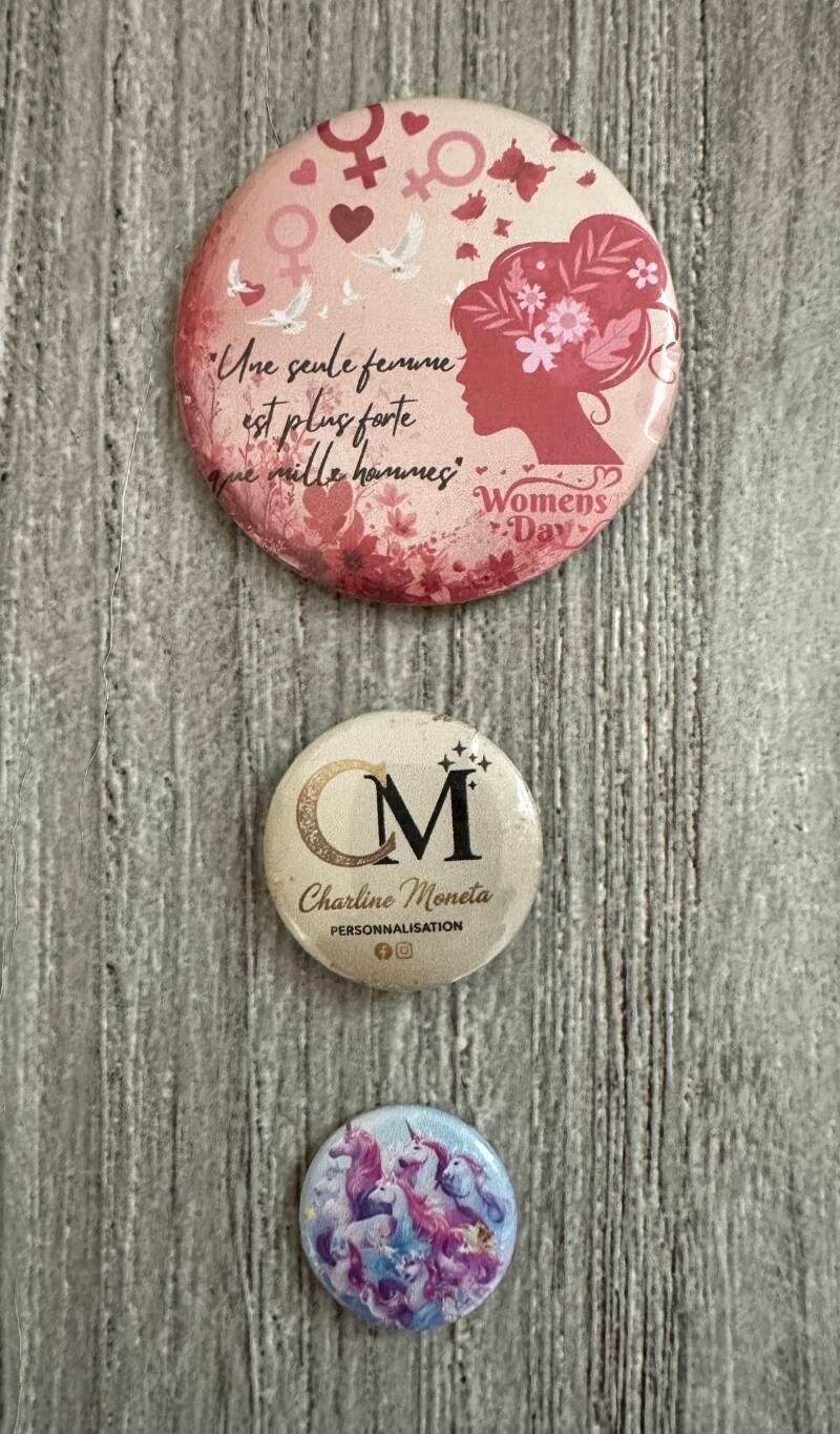 Badges épingles