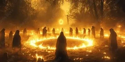fire and satanic rituals