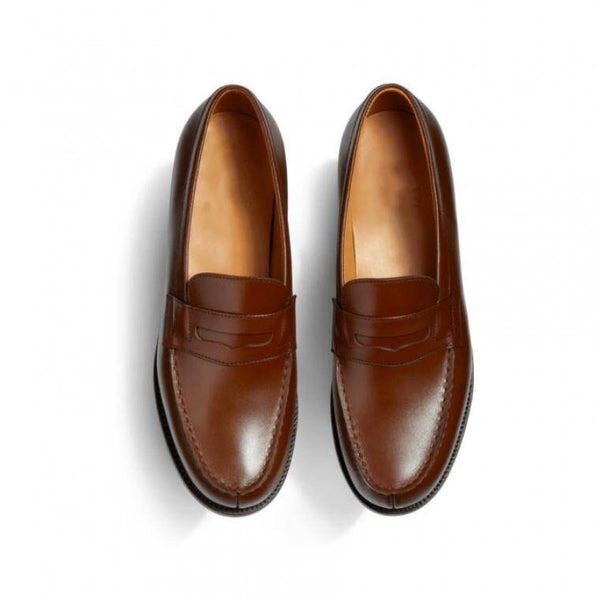 1007 | MOCASSIN EN CUIR MARRON