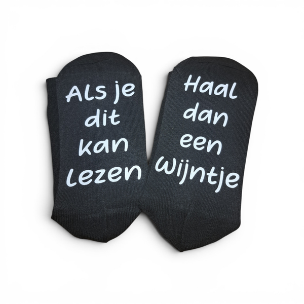 Sokken wijntje