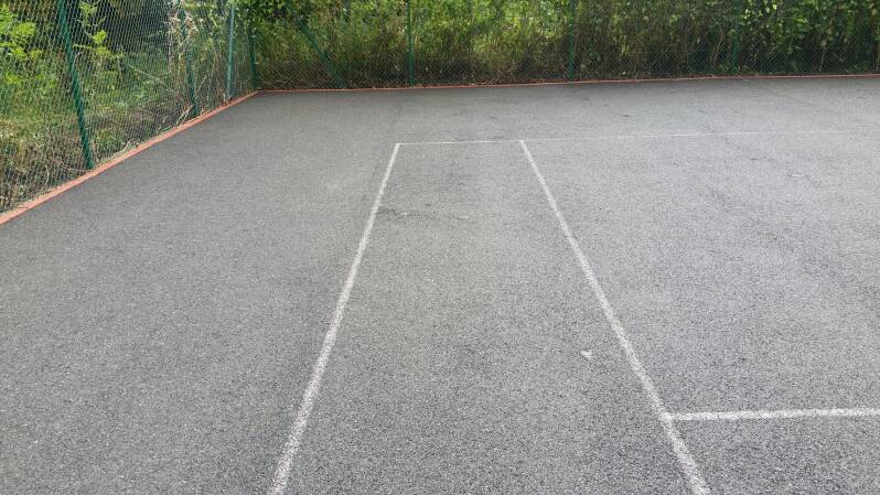 Tennis Court Cleaning & Moss Removal After Photo
